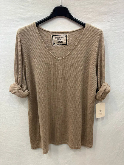 Haut Côtelée À Patchwork @92685_HMade