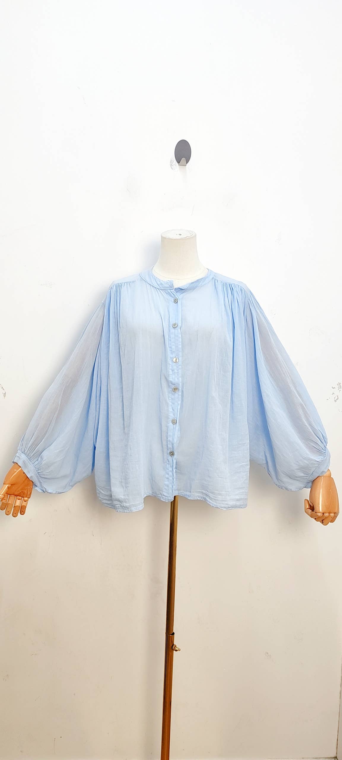 Blouse fluide manches longues ample bohème été