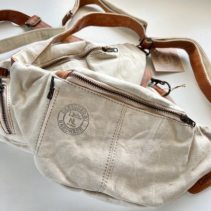 BumBag (toile) - sac à bandoulière - tissu réutilisé