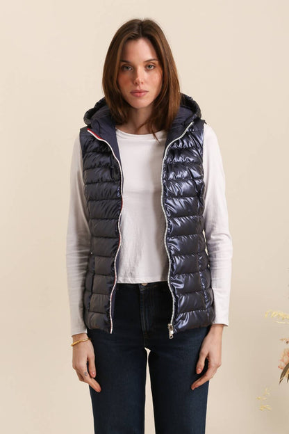 Doudoune réversible imperméable sans manches