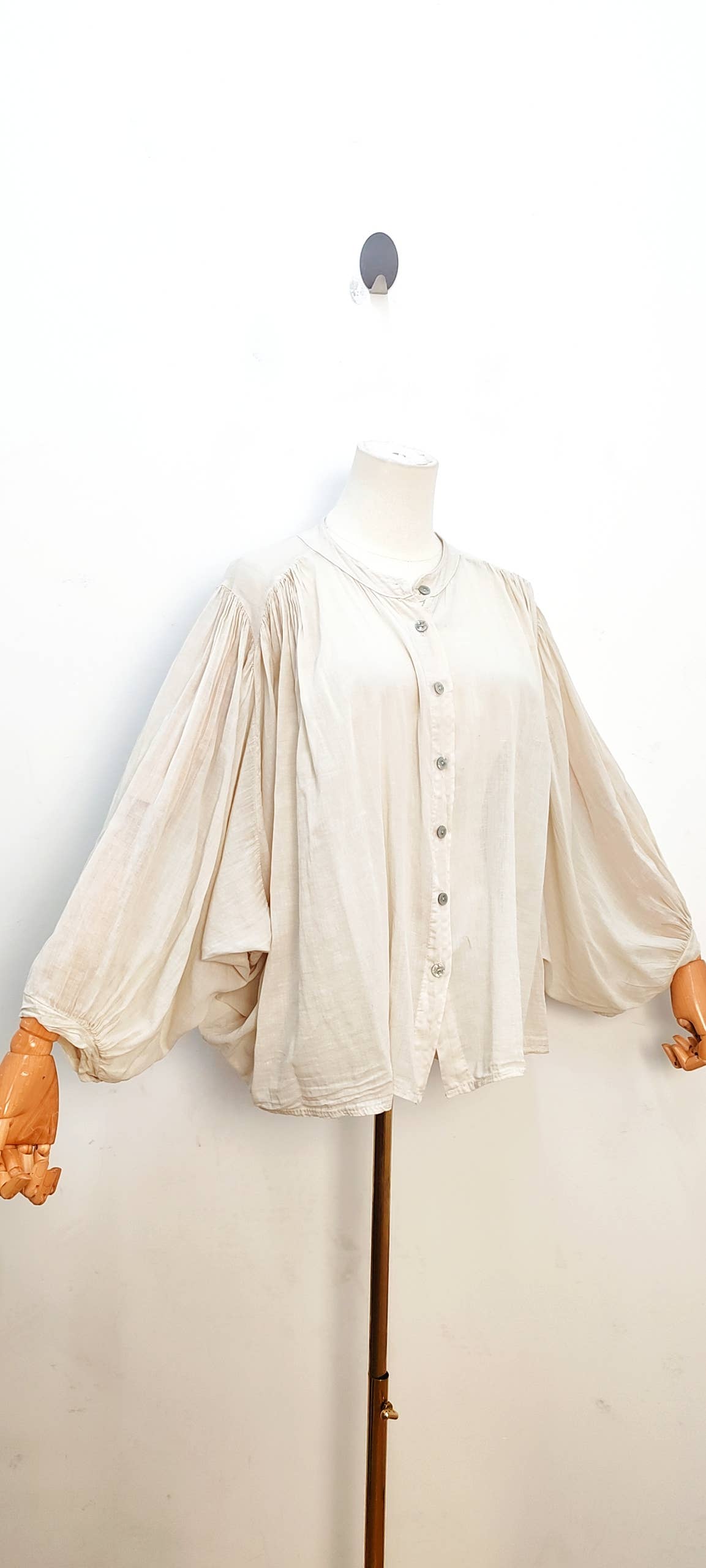 Blouse fluide manches longues ample bohème été