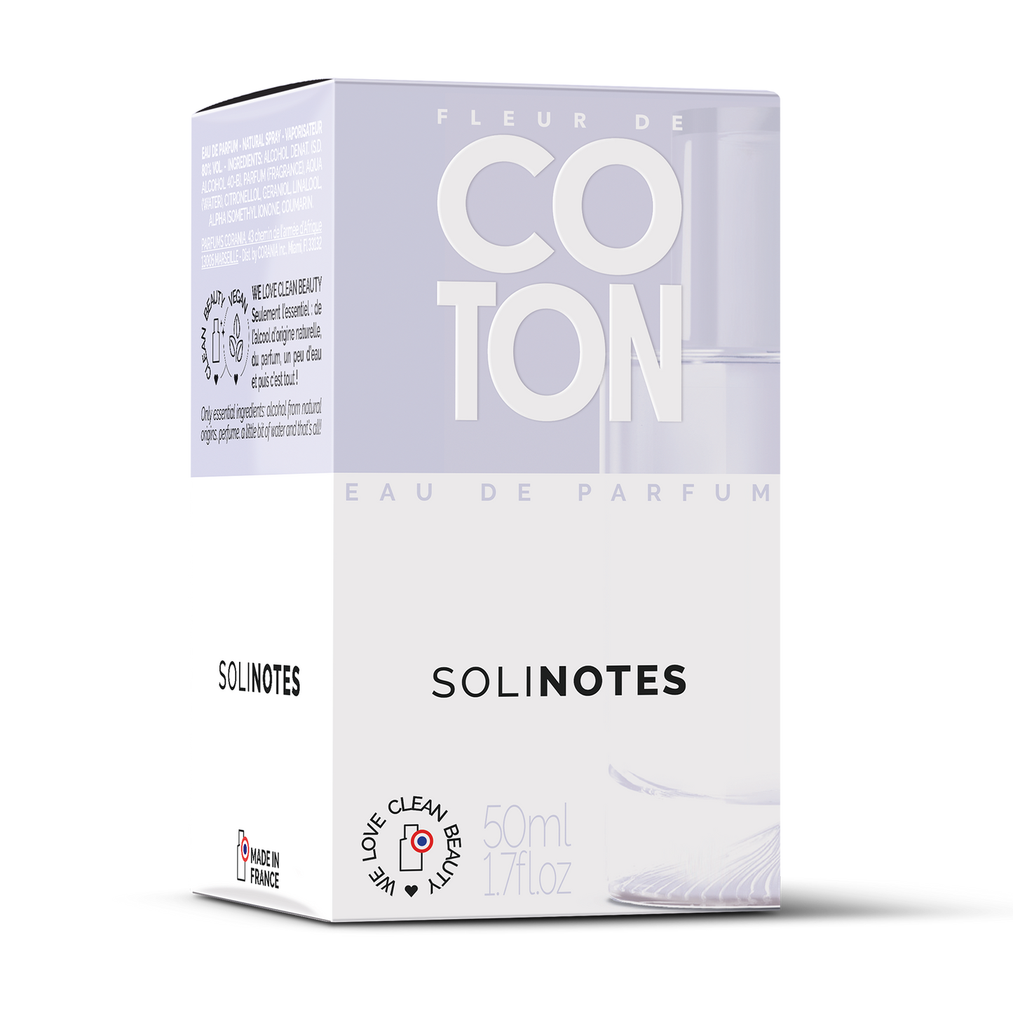 Solinotes Fleur de Coton Eau de parfum 50ml