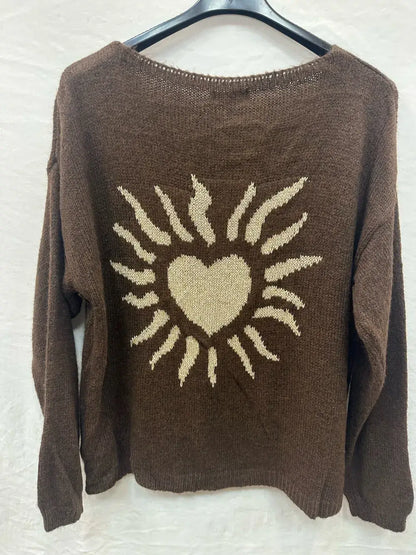 Pull À Motifs Soleille Au Dos @35669_PulSoleille