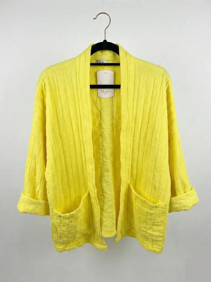 Veste matelassée en gaze de coton @5343_VesMatelasséGaze
