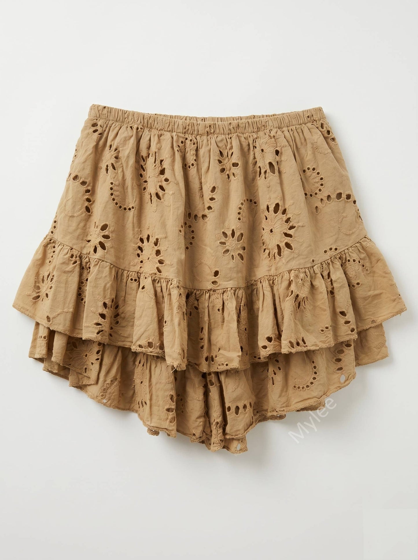 Short Culotte à Volants en Broderie @5567_ShCulotteBrode