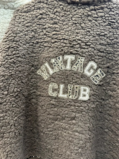 Haut Moumoute À Bordure Léopard @57351_HMoumouteVintage