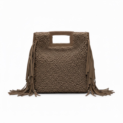 SAC MARION MOUMOUTE GARNI CUIR TEDDY