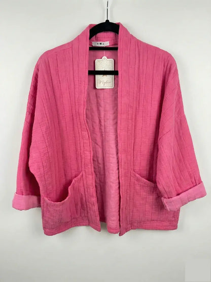 Veste matelassée en gaze de coton @5343_VesMatelasséGaze