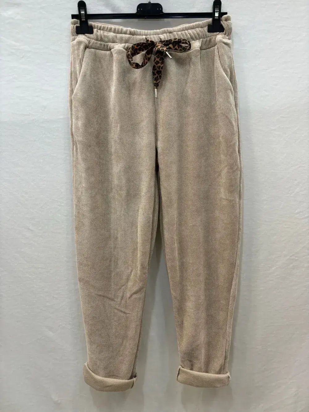 Jogging en velours avec nœud à léopard @43710_JoNoeudLeo