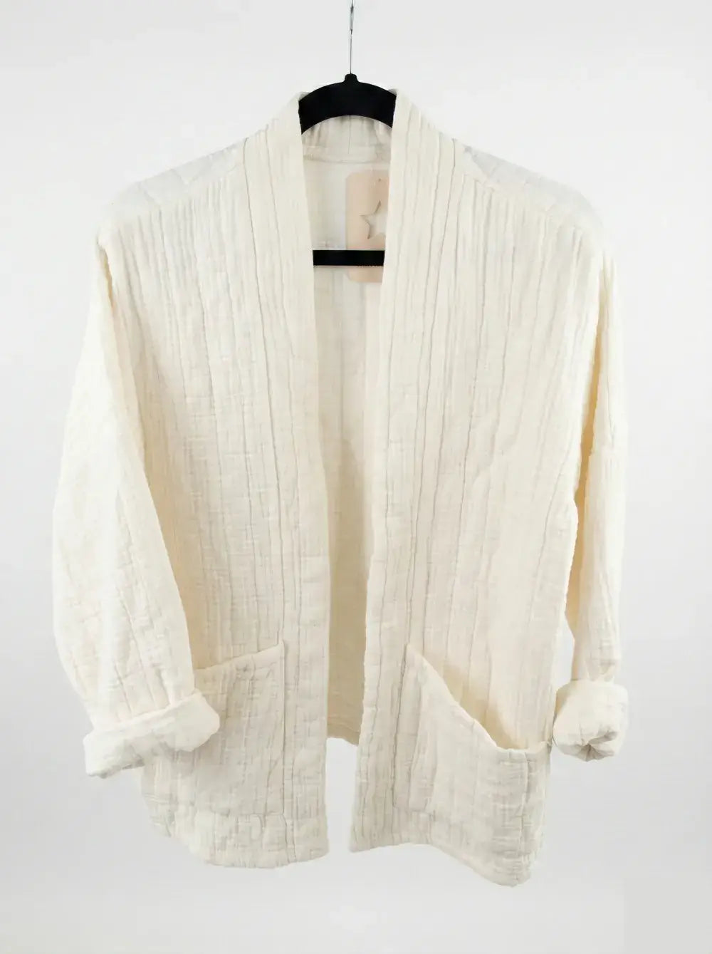 Veste matelassée en gaze de coton @5343_VesMatelasséGaze