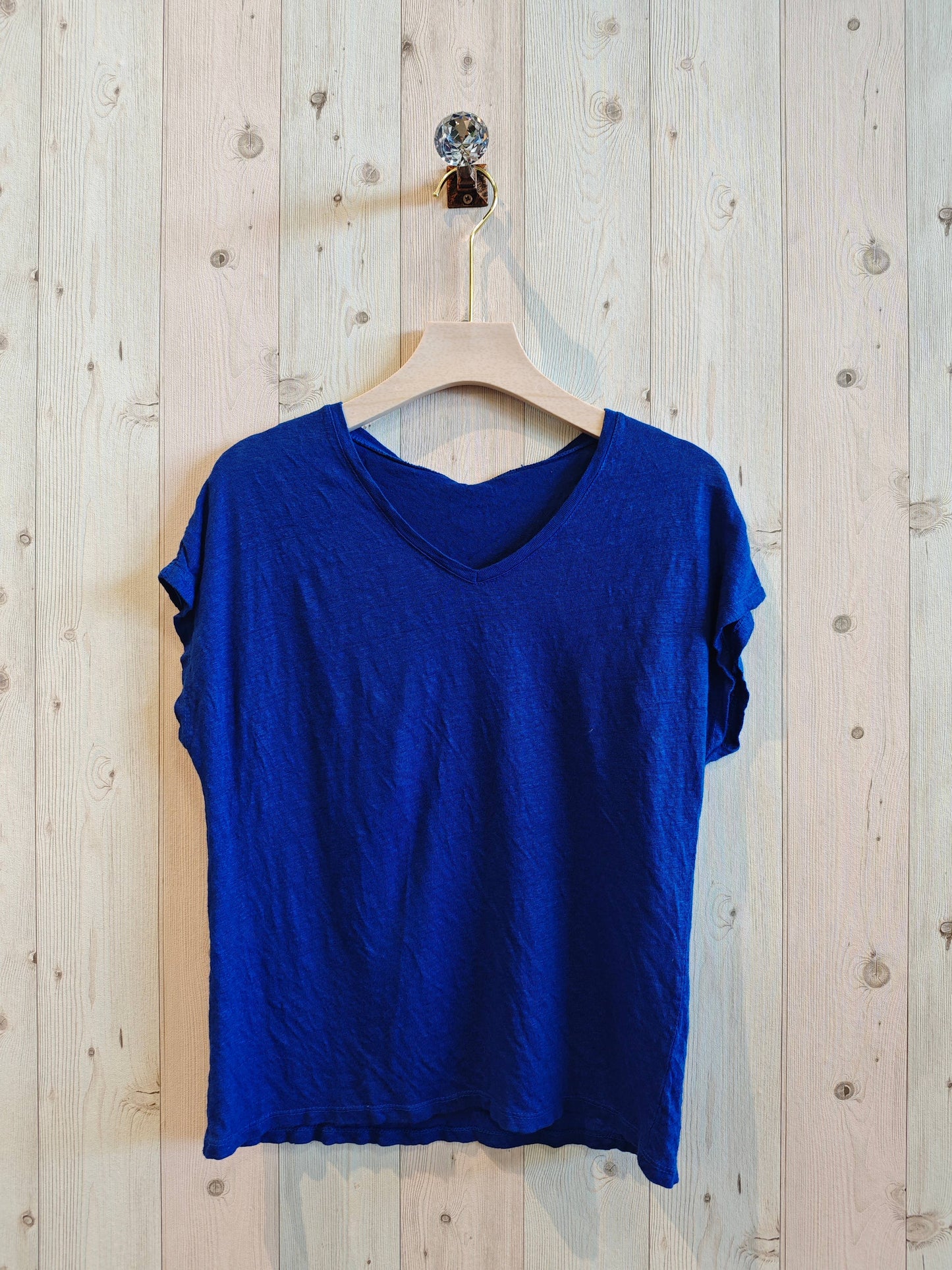 Réf-2296 T-shirt basique lin 100%