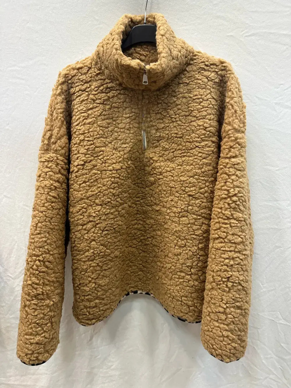 Haut Moumoute À Bordure Léopard @57351_HMoumouteVintage