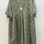 Robe Courte en Broderie Anglaise de Coton @6519_RCBroderie
