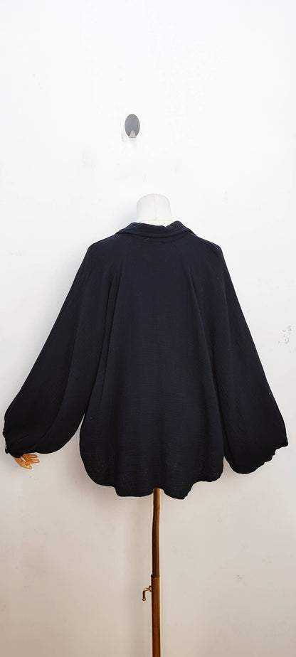 Blouse En Gaz De Coton- 11068g