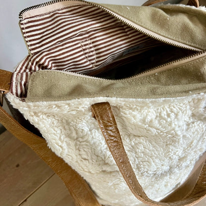 Sac peluche et coton