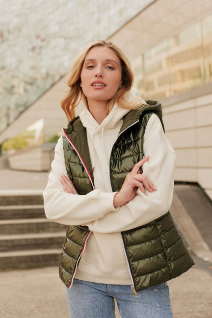 Doudoune réversible imperméable sans manches