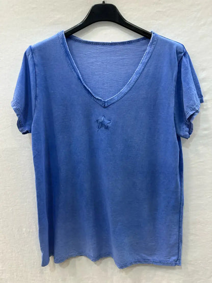 T-shirt Brodé À Étoile @368930_TsEBrode