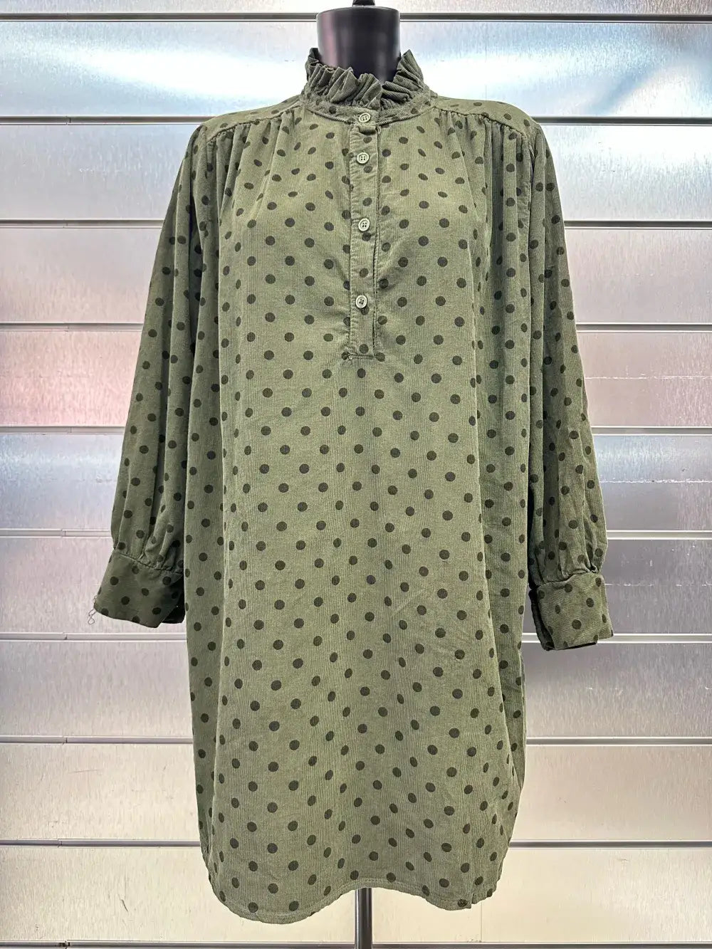 Robe En Velours Imprimé Aux Pois @69098Pois_RVPois