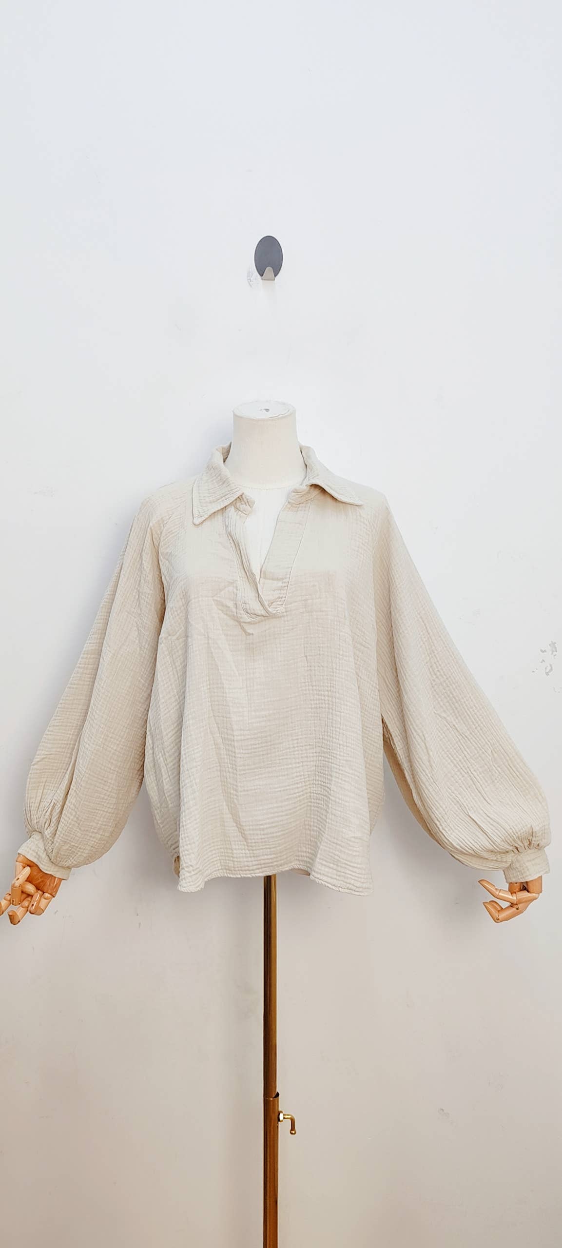 Blouse En Gaz De Coton- 11068g