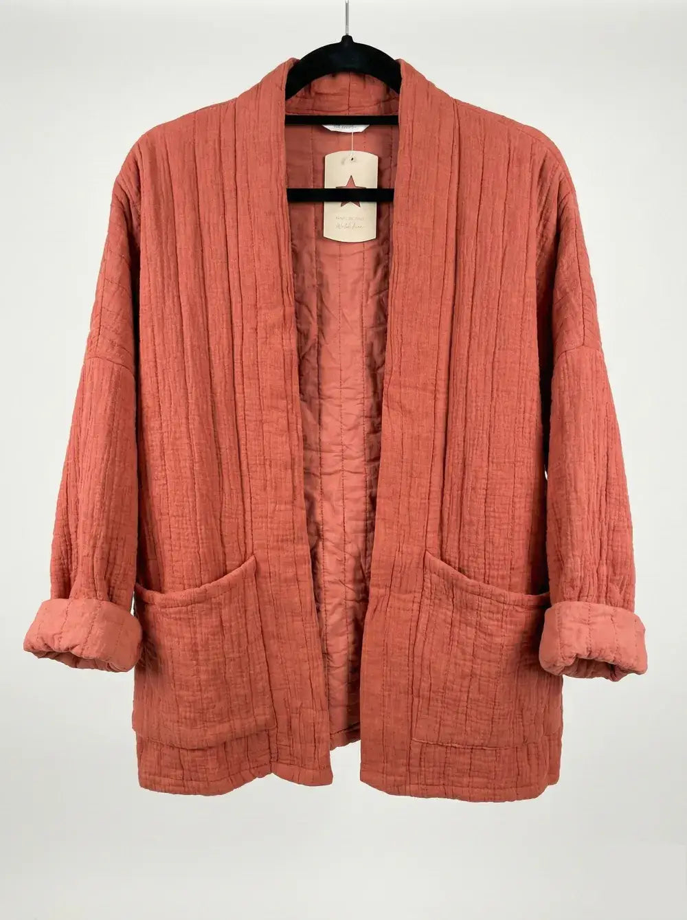 Veste matelassée en gaze de coton @5343_VesMatelasséGaze