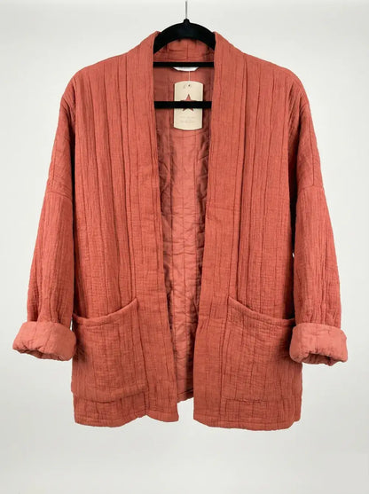 Veste matelassée en gaze de coton @5343_VesMatelasséGaze