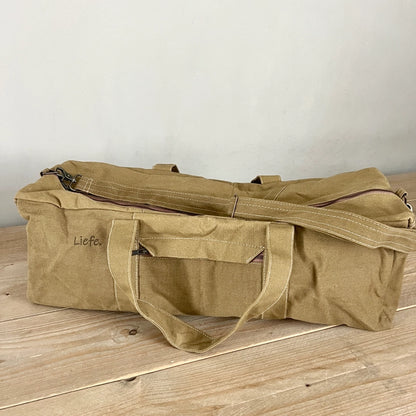 Sac de yoga et de sport vintage (toile foncée) - durable
