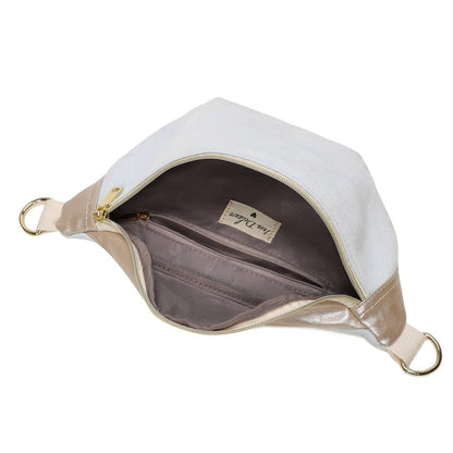 Sac bandoulière bimatière