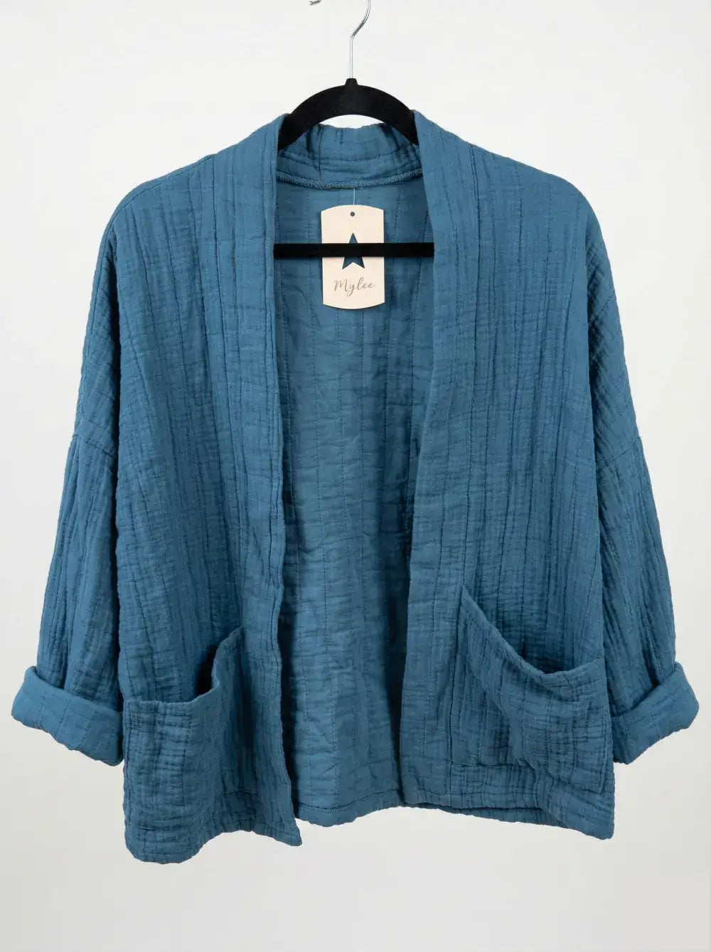 Veste matelassée en gaze de coton @5343_VesMatelasséGaze