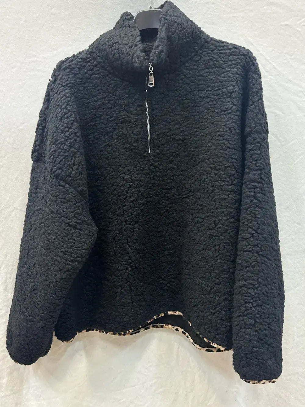 Haut Moumoute À Bordure Léopard @57351_HMoumouteVintage