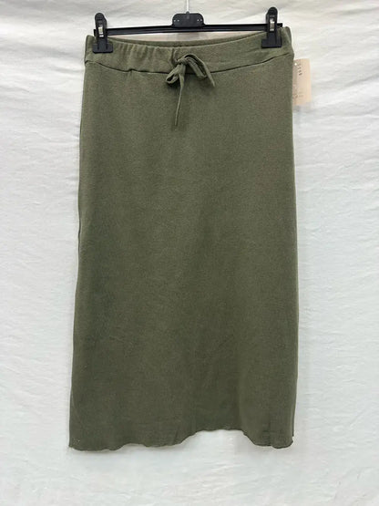 Jupe Longue Avec Fentes @6930_JuFenteUni