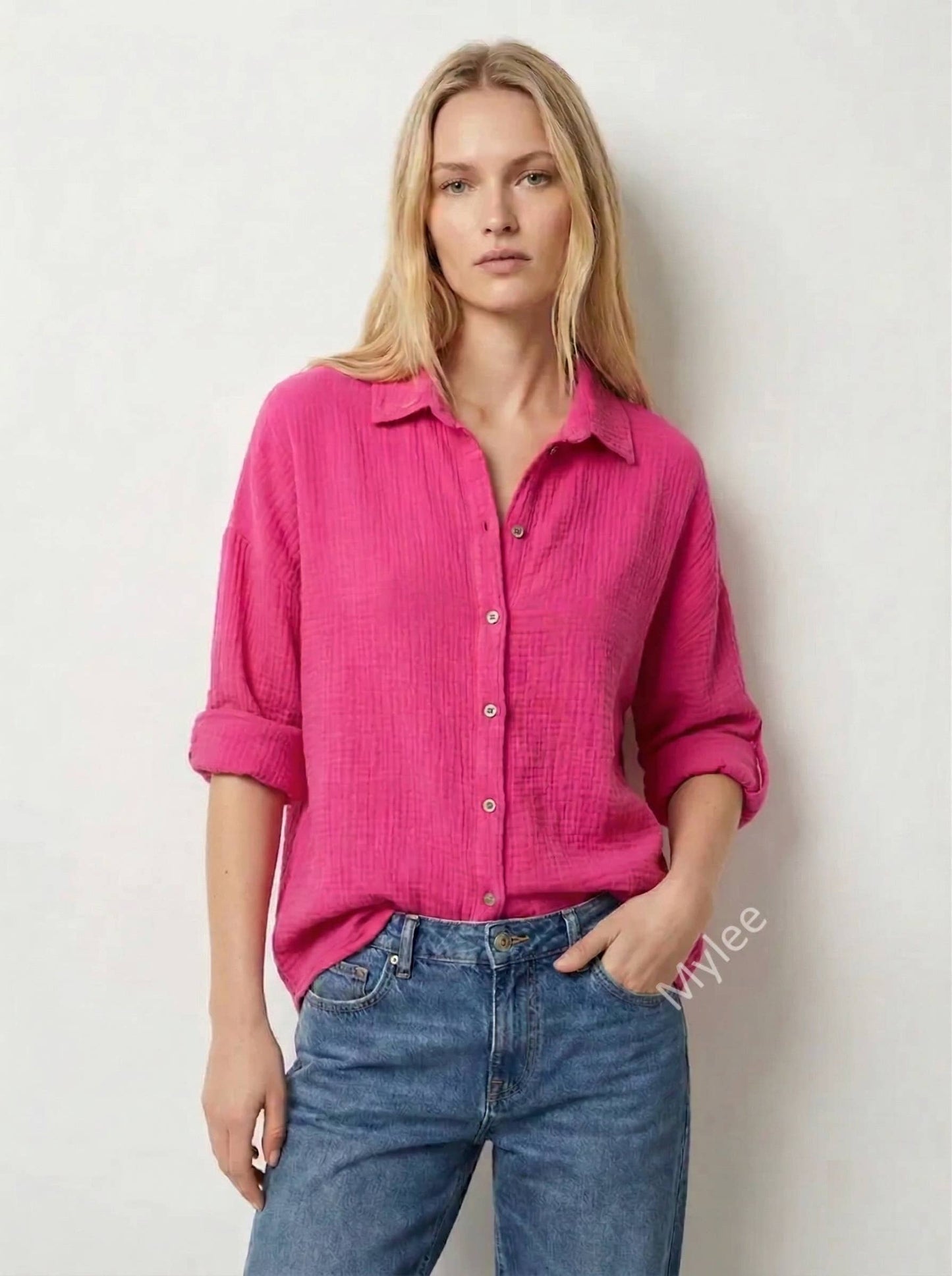 Chemise en Gaze de Coton @10787_ChGazeUni