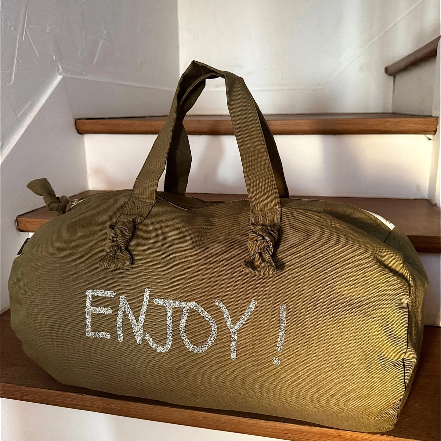 Sac polochon - vert olive