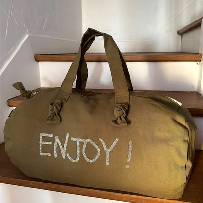 Sac polochon - vert olive