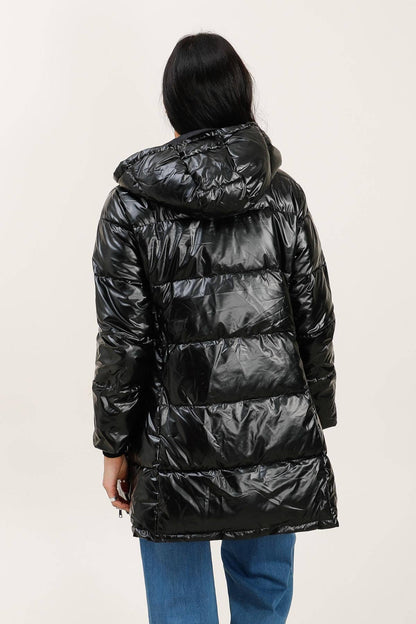 Doudoune mi-longue réversible imperméable