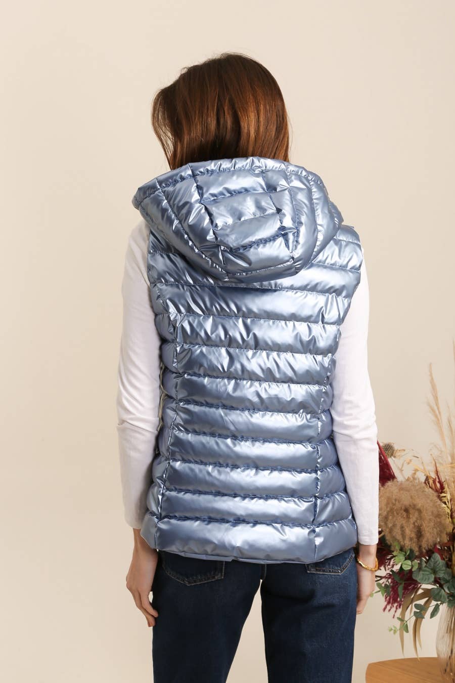 Doudoune réversible imperméable sans manches