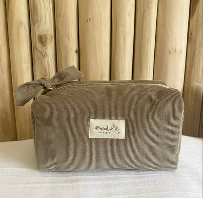Trousse de toilette- Velours - Coconut