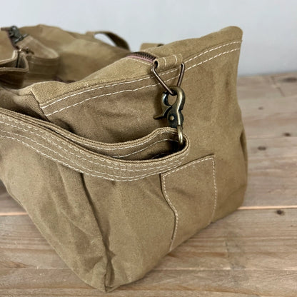 Sac de yoga et de sport vintage (toile foncée) - durable