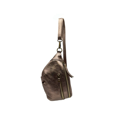 SAC BANANE CUIR IRISE MM