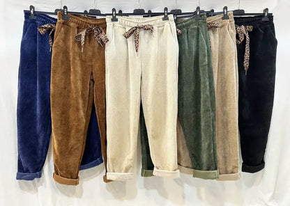 Jogging en velours avec nœud à léopard @43710_JoNoeudLeo