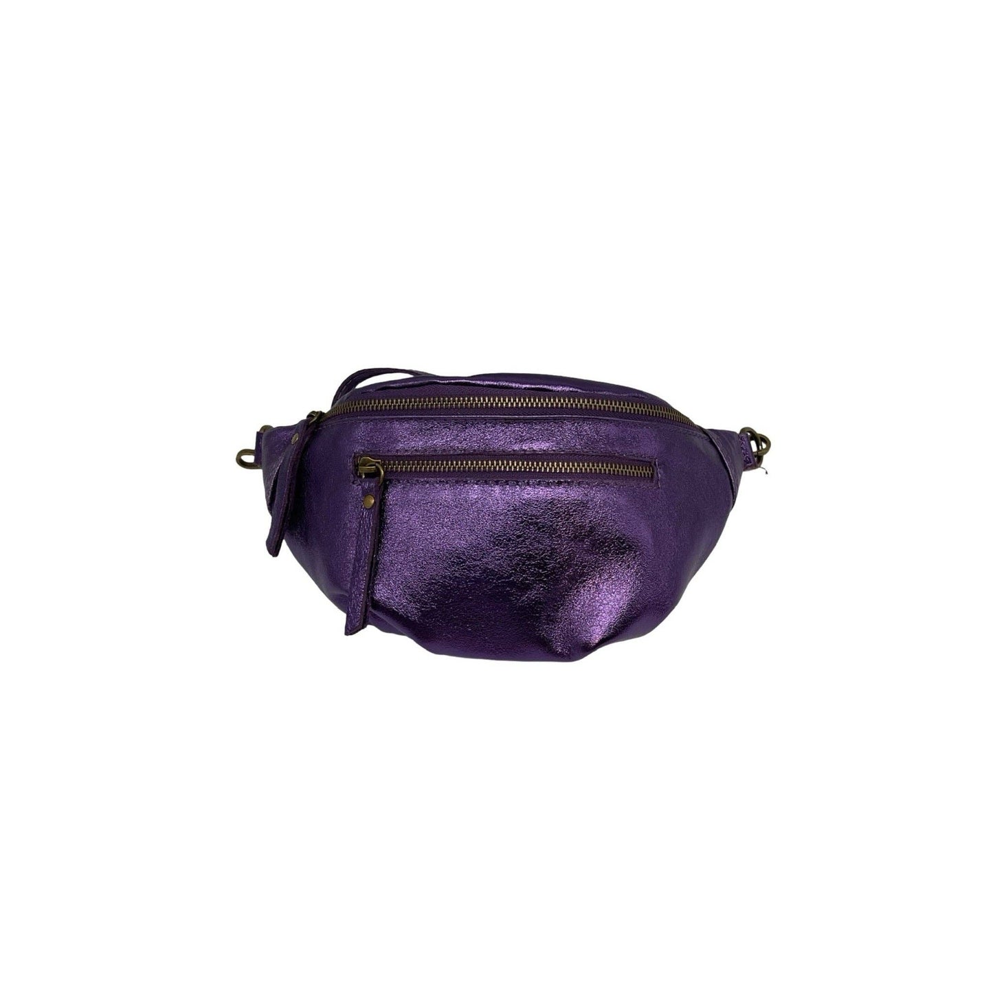 SAC BANANE CUIR IRISE MM