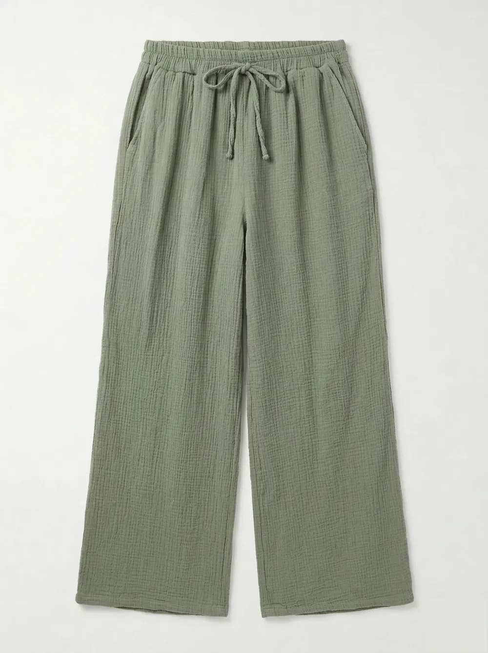 Pantalon Large en Gaze de Coton @5357_PGazePoches