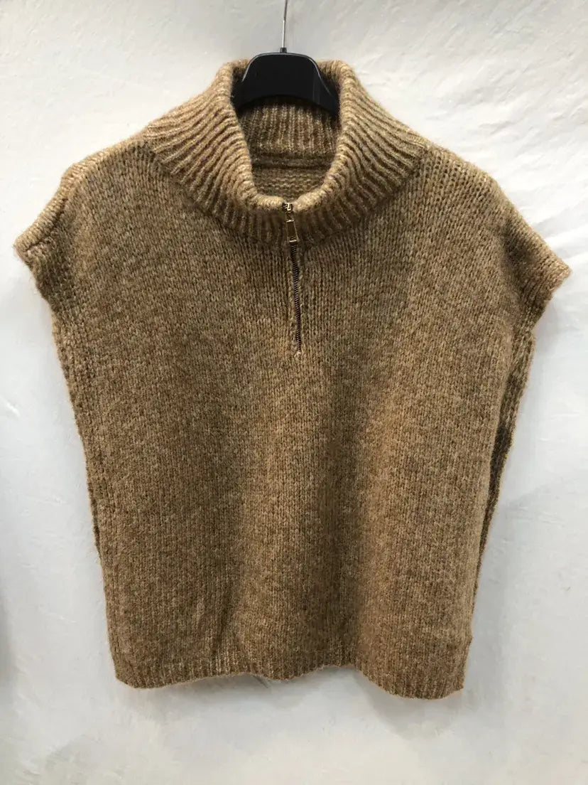 Pull sans manches avec ouverture sur les cotés @50592_PullOu