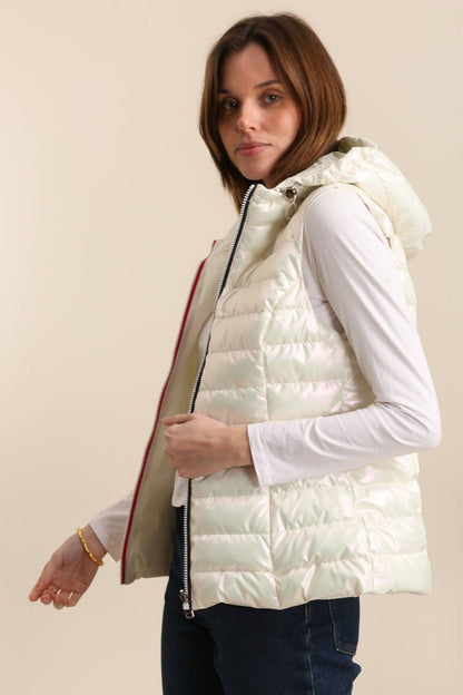 Doudoune réversible imperméable sans manches