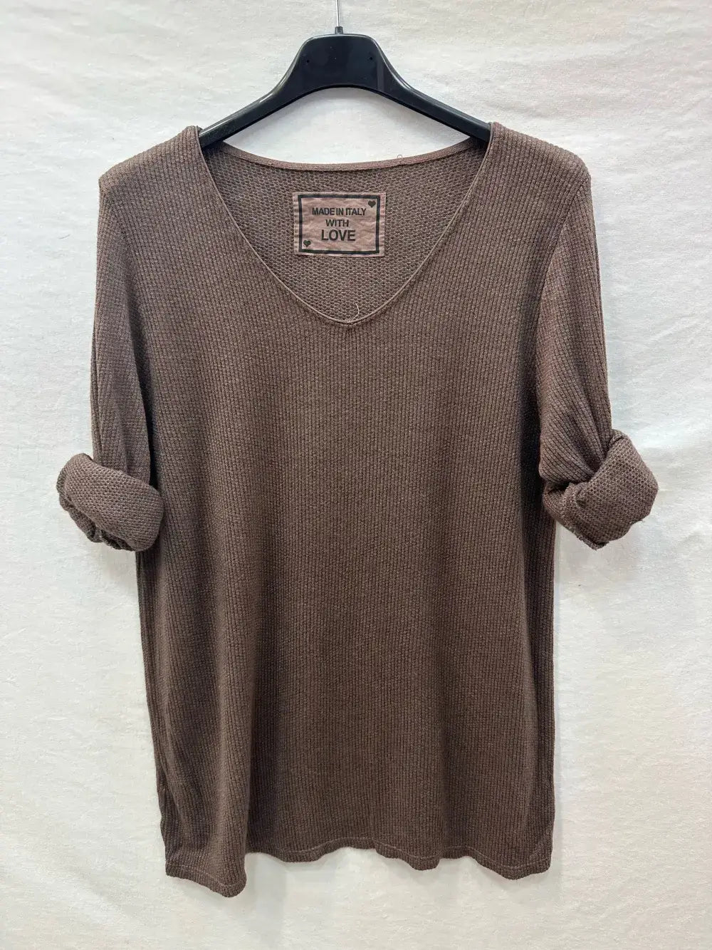 Haut Côtelée À Patchwork @92685_HMade