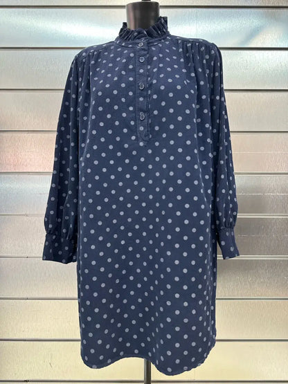 Robe En Velours Imprimé Aux Pois @69098Pois_RVPois