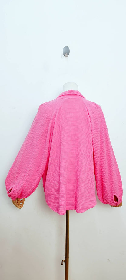 Blouse En Gaz De Coton- 11068g