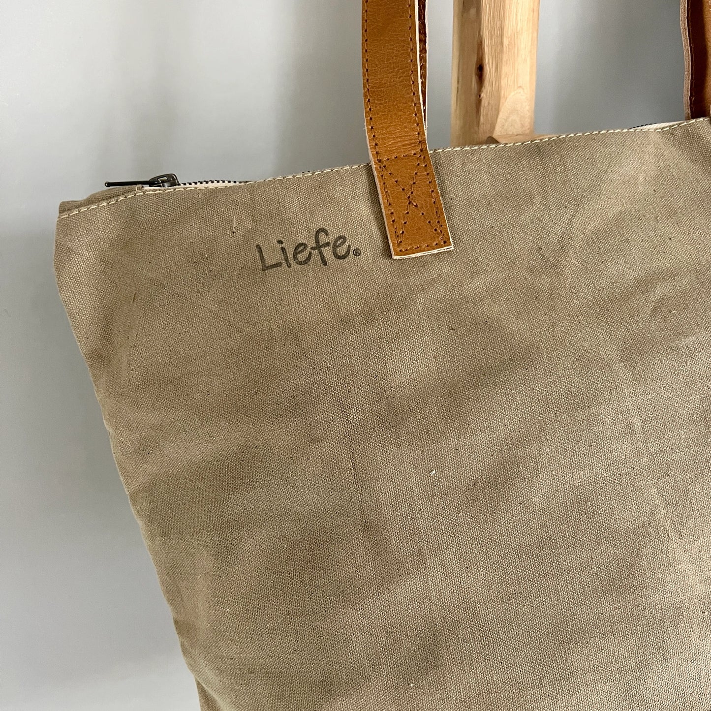 Sac ShopperBag vintage (toile foncée)