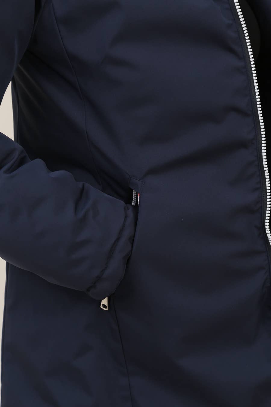 Doudoune mi-longue réversible imperméable