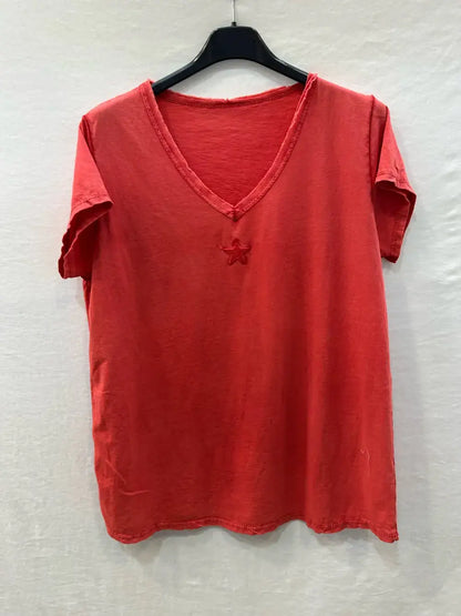 T-shirt Brodé À Étoile @368930_TsEBrode