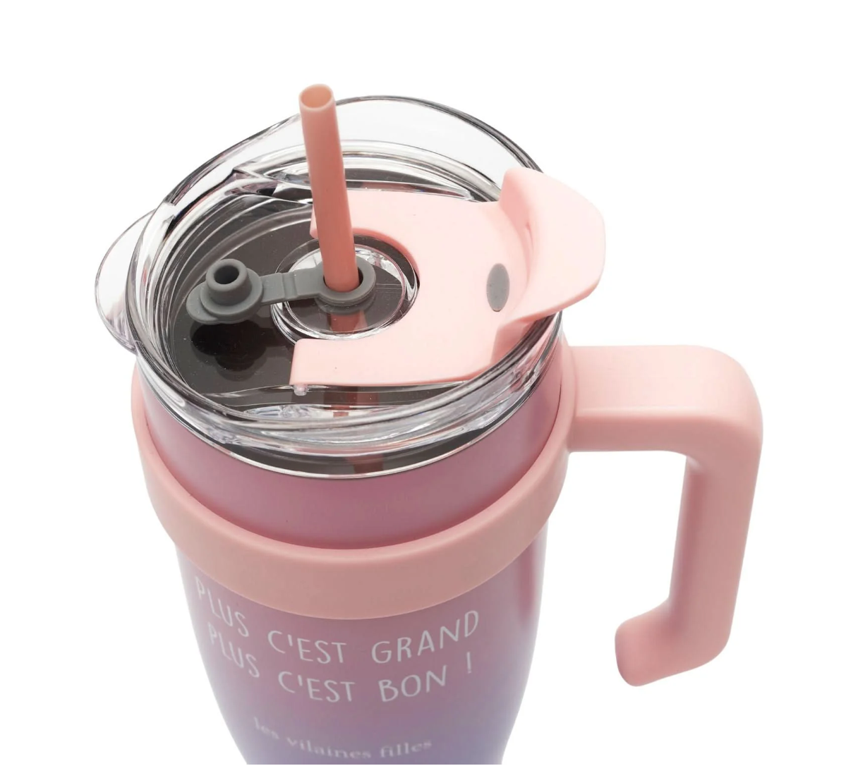Mug isotherme XXL plus "c'est grand plus c'est bon"